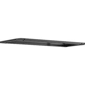 Tablette Schulte Lagertechnik MULTIplus 150, pour rayonnage de base & rayonnage annexe, réglable en hauteur, 4 supports de tablette, L 1000 x P 500 mm, acier, noir