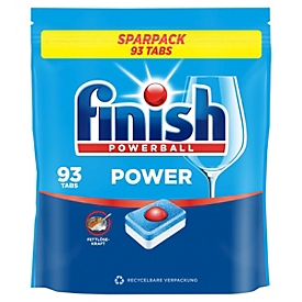 Tablettes pour lave-vaisselle Finish Powerball Power Fresh All in 1, lot économique de 93 pièces