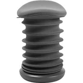 Tabouret Topstar® Sitness 4D, pour une assise mobile &amp; ergonomique, mécanisme à ressort, hauteur d'assise réglable, L 375 x P 360 x H 530-640 mm, revêtement tissu gris