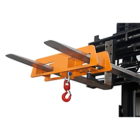 Takel LH 2, 1500 kg draagvermogen, oranje gelakt