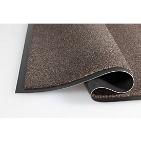 Tapis anti-salissures Miltex Eazycare Duet, usage intérieur, 900 x 600 mm, polyamide, gris-brun