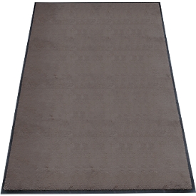 tapis anti-salissures miltex Eazycare Style, angulaire, antistatique, résistant aux UV, lavable, nylon haute torsion &amp; caoutchouc Niltril, 1200 x 2000 mm, gris-brun