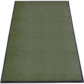 tapis anti-salissures miltex Eazycare Style, angulaire, antistatique, résistant aux UV, lavable, nylon haute torsion &amp; caoutchouc Niltril, 1200 x 2000 mm, vert oxyde de chrome