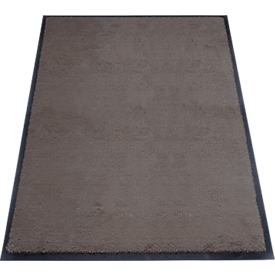 tapis anti-salissures miltex Eazycare Style, angulaire, antistatique, résistant aux UV, lavable, nylon haute torsion & caoutchouc Niltril, 800 x 1200 mm, gris-brun