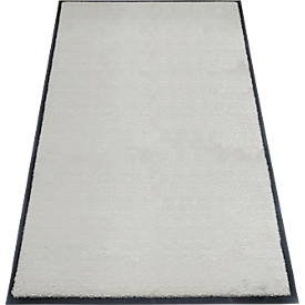tapis anti-salissures miltex Eazycare Style, angulaire, antistatique, résistant aux UV, lavable, nylon haute torsion &amp; caoutchouc niltril, 850 x 1500 mm, gris agate