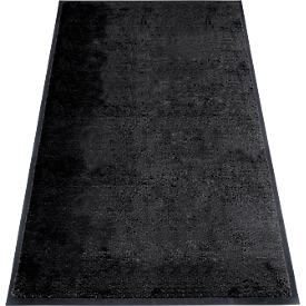 tapis anti-salissures miltex Eazycare Style, angulaire, antistatique, résistant aux UV, lavable, nylon haute torsion & caoutchouc Niltril, 850 x 1500 mm, noir profond