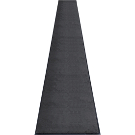tapis anti-salissures miltex Eazycare Style, angulaire, antistatique, résistant aux UV, lavable, nylon haute torsion & caoutchouc Niltril, 850 x 3000 mm, noir-gris