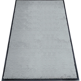 tapis anti-salissures miltex Eazycare Style, angulaire, antistatique, résistant aux UV, lavable, nylon haute torsion et caoutchouc Niltril, 850 x 1500 mm, gris trafic