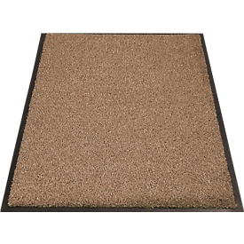 Tapis de propreté Eazycare Aqua, séchage rapide, couleurs &amp; UV stables, L 600 x L 900 mm, oléfine, brun