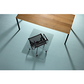 Tapis de protection de sol Ecogrip® Solid-RS Office Products, pour moquette, picots d'ancrage, antidérapant &amp; difficilement inflammable, 900 x 1200 mm, PC &amp; PUR, transparent