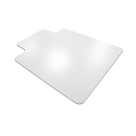 Tapis de protection du sol Floortex Valuemat, rectangulaire avec lèvre, pour moquette, épaisseur 2 mm, L 1200 x l 900 mm, vinyle, transparent