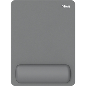 Tapis de souris Fellowes Breyta XL, avec repose-poignets et protection Microban®, caoutchouc, L 280 x l 210 x H 17,5 mm, gris