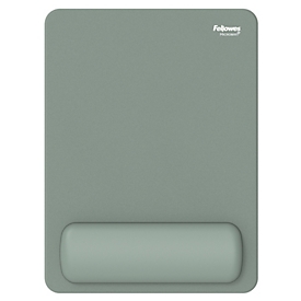Tapis de souris Fellowes Breyta XL, avec repose-poignets et protection Microban®, caoutchouc, L 280 x l 210 x H 17,5 mm, vert sauge