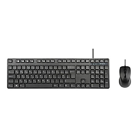 Targus - Tastatur-und-Maus-Set - full size - antimicrobial - USB - QWERTY