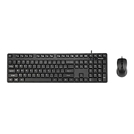 Targus - Tastatur-und-Maus-Set - volle Größe - antimicrobial - USB - QWERTY