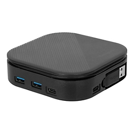 Targus USB-C Universal Dual HD Docking Station with 80W PD Pass-Thru - Dockingstation - USB-C 3.2 Gen 2 - 2 x HDMI - 1GbE - TAA-konform