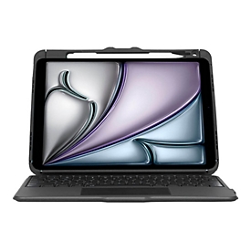 Targus Versavu - Tastatur und Foliohülle (Keyboard-Koffer) - mit Trackpad - hinterleuchtet - kabellos - Bluetooth 5.0