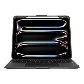 Targus Versavu - Tastatur und Foliohülle (Keyboard-Koffer) - mit Trackpad - hinterleuchtet - kabellos - Bluetooth 5.0