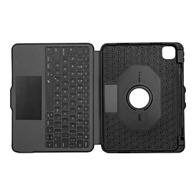Targus Versavu - Tastatur und Foliohülle - mit Trackpad - hinterleuchtet - kabellos - Bluetooth 5.0