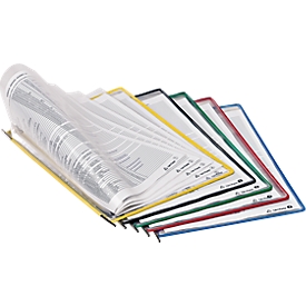 tarifold display boards DIN A4, red, 10 pieces
