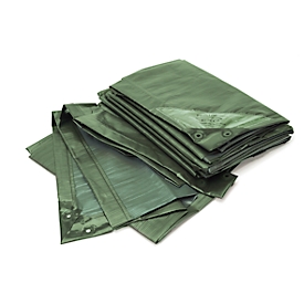 Tarpaulin, standard, 4 x 6 m, green