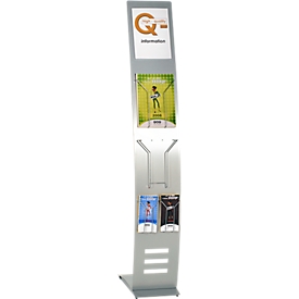Tec-Art information stand, narrow, DIN A4