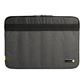 techair Eco - Notebook-Hülle - 39.6 cm - 14" - 15.6" - Schwarz/Grau