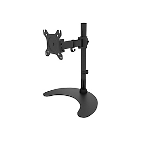 Techly Aufstellung - für LCD-Display - Schwarz - Bildschirmgröße: 33-68.6 cm (13"-27")