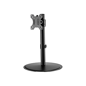 Techly Aufstellung - für Monitor - Kunststoff, Aluminium, Stahl - Schwarz - Bildschirmgröße: 43.2-81.3 cm (17"-32")