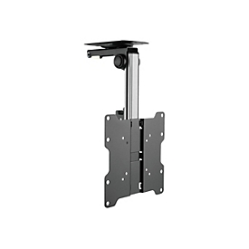 Techly Befestigungskit (Deckenhalterung) - für LCD TV - Stahl - Silber, Schwarz - Bildschirmgröße: 43.2-94 cm (17"-37")