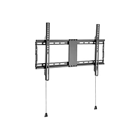 Techly Befestigungskit (Wandmontage) - fest - für LCD-TV / gekrümmter LCD-TV - verriegelbar - Schwarz - Bildschirmgröße: 94-203 cm (37"-80")