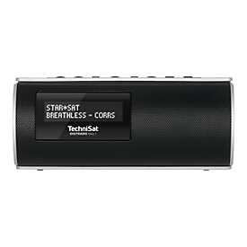 TechniSat DigitRadio Bike 1 - Tragbares DAB-Radio - 5 Watt - Schwarz, Silber
