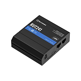 Teltonika RUT241 eSIM - Wireless Router - WWAN 2,4 GHz - 2G, 3G, 4G - an DIN-Schiene montierbar