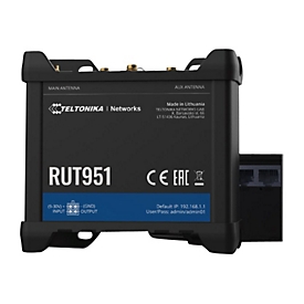 Teltonika RUT951 - Wireless Router - WWAN - 3-Port-Switch - 802.11b/g/n - 2,4 GHz