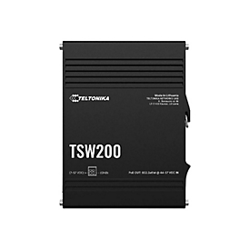 Teltonika TSW200 - Switch - an DIN-Schiene montierbar - PoE+ (240 W)