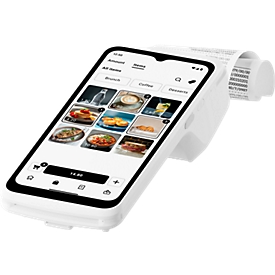 Terminal de paiement SumUP, écran tactile, WLAN, imprimante intégrée, y compris Cloud TSE pour l'Allemagne, argenté