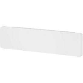 tesa® kitchen knife holder, white, magnetic strip, self-adhesive (Power.Kit), L 265 x W 35 x H 65 mm, incl. adapter &amp; spirit level