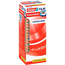 TESA® Klebefilm, ø 26 mm, 33 m x 15 mm, transparent