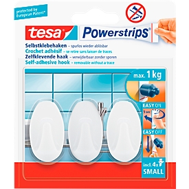 tesa Powerstrips Haken Small, oval