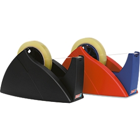 tesa professional table dispenser, black, for rolls 66 m x 25 mm
