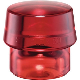 Tête de marteau SIMPLEX, Ø 40 mm, plastique rouge dur, HALDER