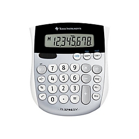 Texas Instruments TI-1795 SV - Desktop-Taschenrechner - 8 Stellen - Solarpanel, Batterie