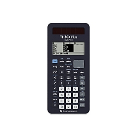 Texas Instruments TI-30X Plus MathPrint - Wissenschaftlicher Taschenrechner - Solarpanel, Batterie