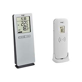 TFA LOGOneo - Thermometer - digital - Silber