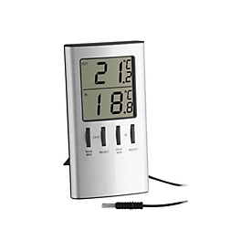 TFA Thermometer - digital - Silber