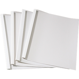 Thermal binding back covers Optimal, DIN A4, 6 mm