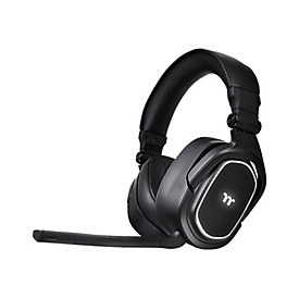 Thermaltake ARGENT H5 RGB - Headset - ohrumschließend - 2,4 GHz - kabellos, kabelgebunden - 3,5 mm Stecker, USB-A
