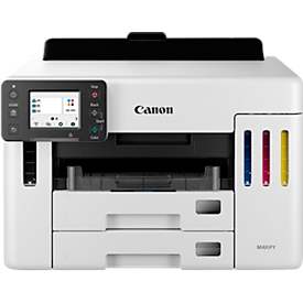 Tintenstrahldrucker Canon MAXIFY GX5550, USB/LAN/WLAN/Cloud, Auto-Duplex, Mobildruck, bis A4, inkl. CMYK-Tintenflaschen