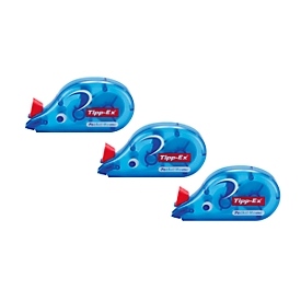 Tipp-Ex® Correctieroller Pocket Mouse, 4,2 mm x 10 m, set van 3 stuks