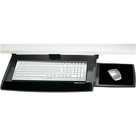 Tiroir à clavier, ajustable